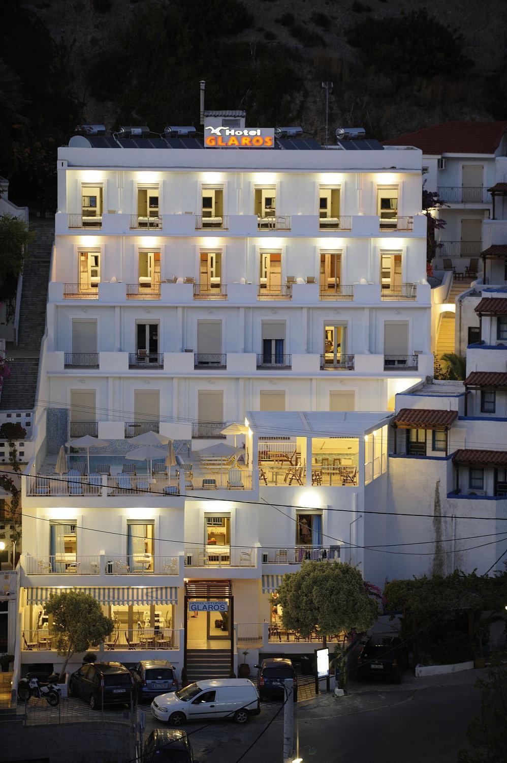 Glaros Hotel Apartment Agia Galini  Bagian luar foto
