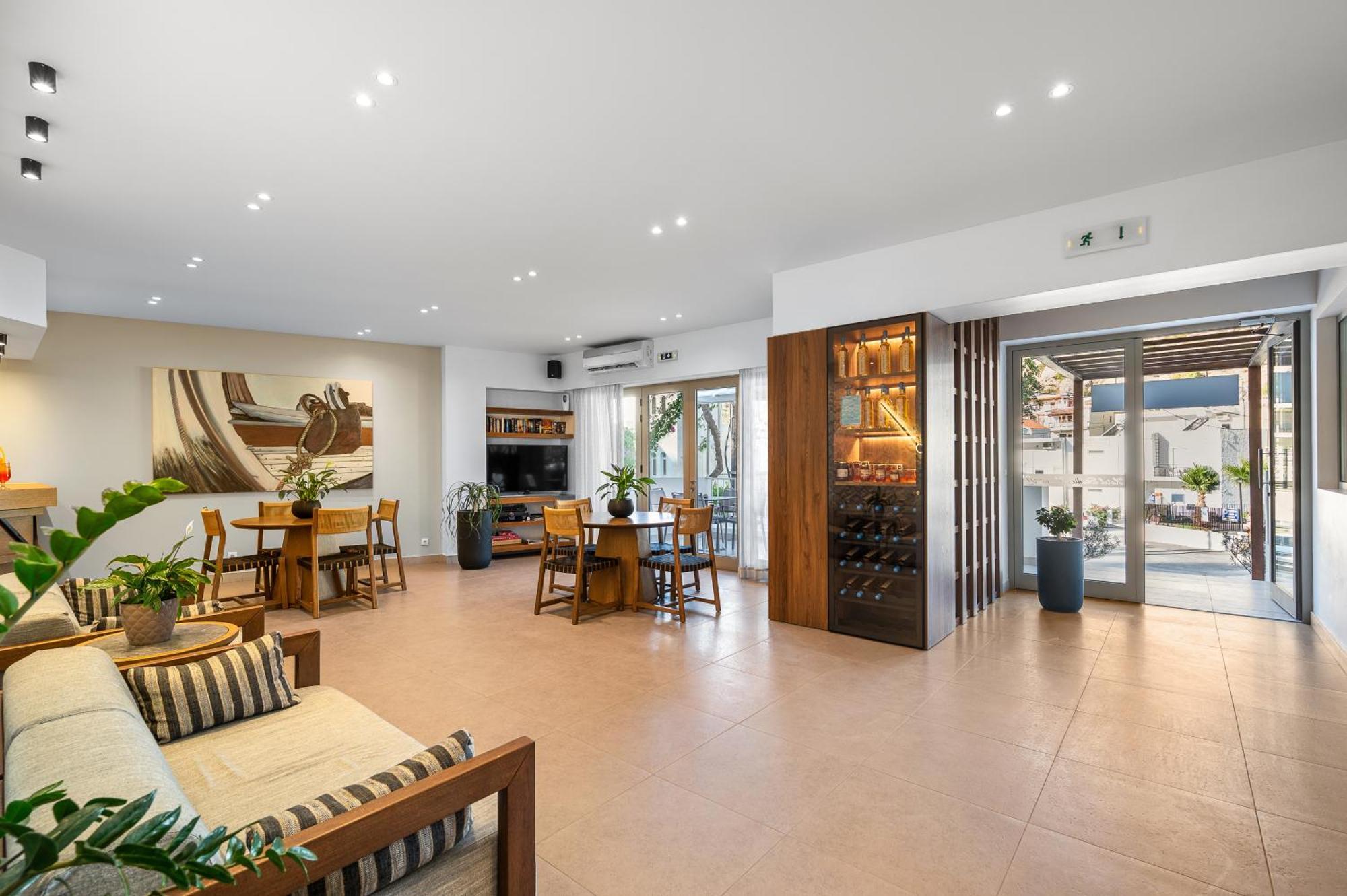 Glaros Hotel Apartment Agia Galini  Bagian luar foto